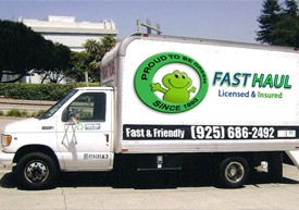 Our junk removal truck in Pleasant Hill